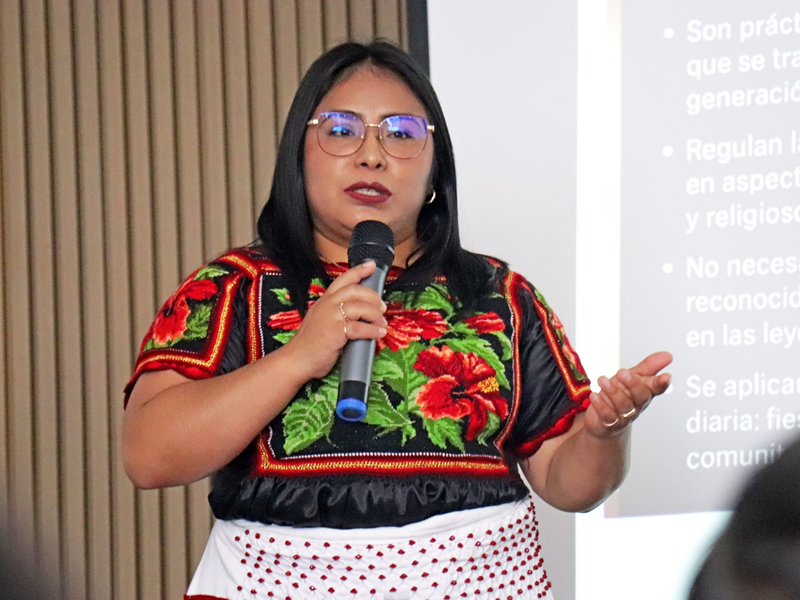 Comunidades indígenas requieren modelos de justicia intercultural: abogada